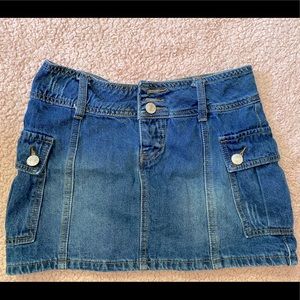 Shein Denim Micro-Mini Skirt
